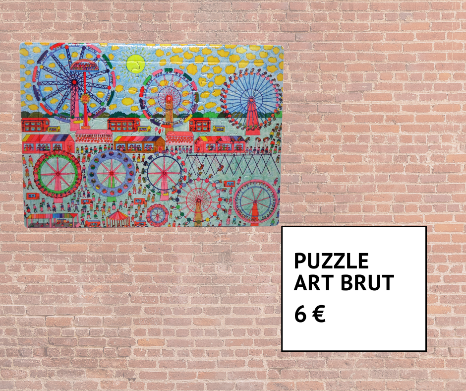 Puzzle 33 pièces Art Brut 6 euros