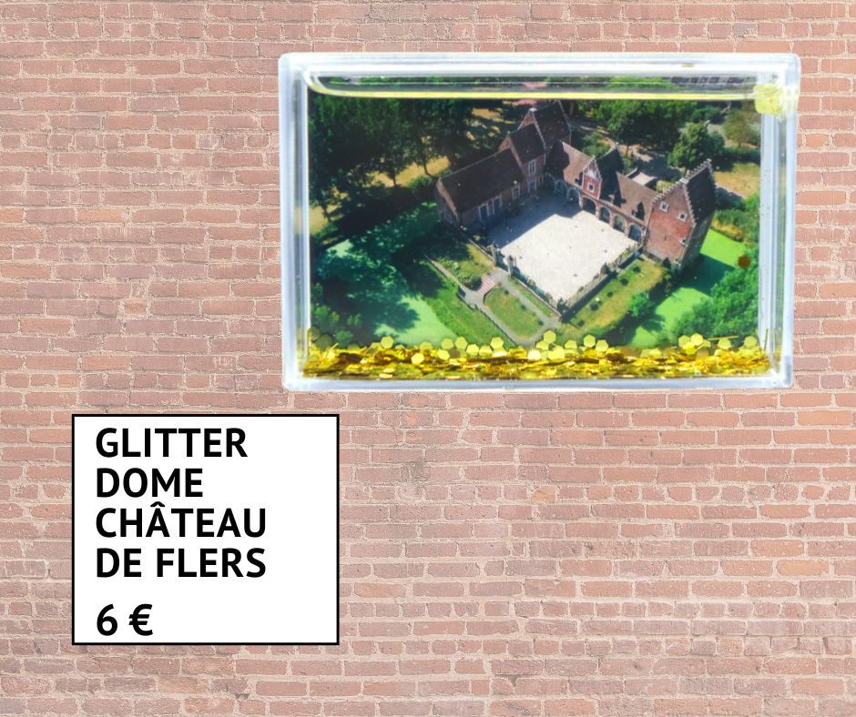 Glitter dome avec vue sur le Château de Flers 6 euros
